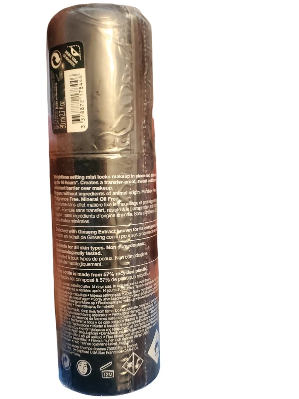 Sephora Makeup Setting Spray – Silver and Black Mist